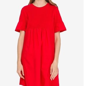 Red English Factory dress